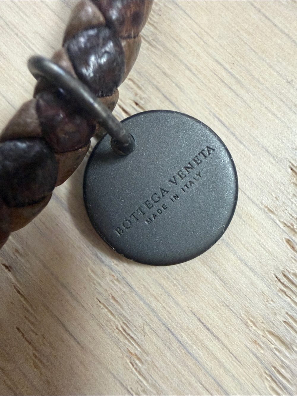 Bottega Veneta Brown Braided Leather Bracelet - Picture 4 of 6